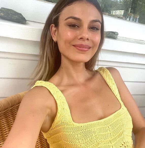 Yellow Knit Tank Tops